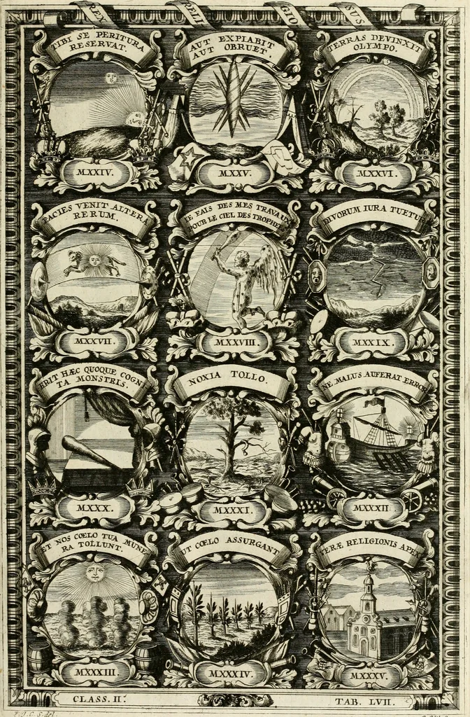 An illustration from Symbolographia, sive, De arte symbolica : sermones septem, 1702, leaf 448