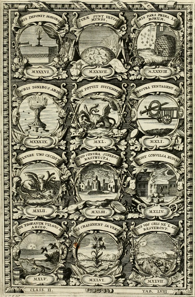 An illustration from Symbolographia, sive, De arte symbolica : sermones septem, 1702, leaf 450