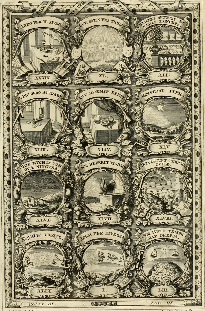 An illustration from Symbolographia, sive, De arte symbolica : sermones septem, 1702, leaf 544