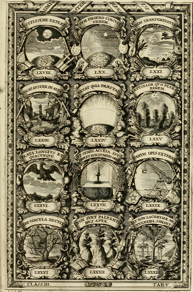 An illustration from Symbolographia, sive, De arte symbolica : sermones septem, 1702, leaf 548