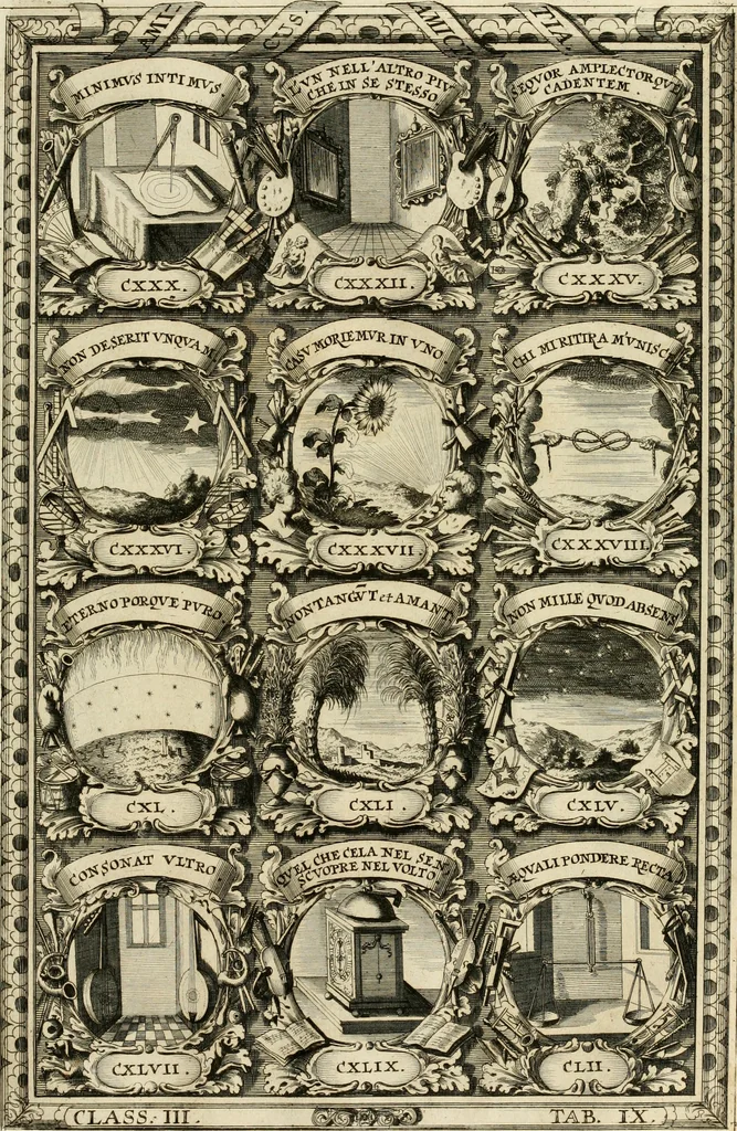 An illustration from Symbolographia, sive, De arte symbolica : sermones septem, 1702, leaf 556