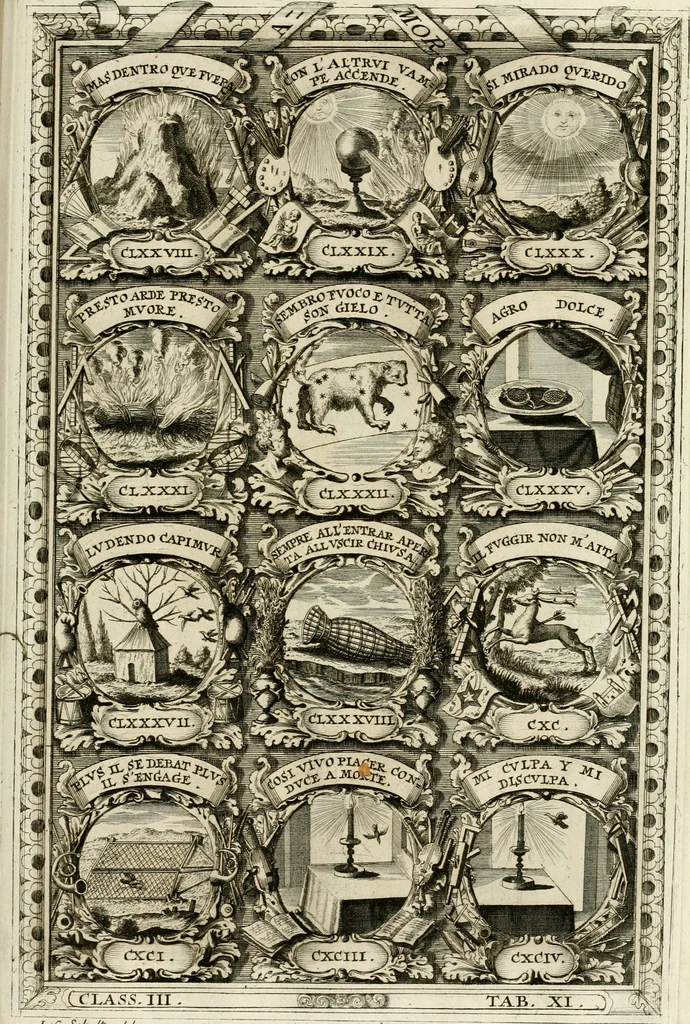 An illustration from Symbolographia, sive, De arte symbolica : sermones septem, 1702, leaf 560