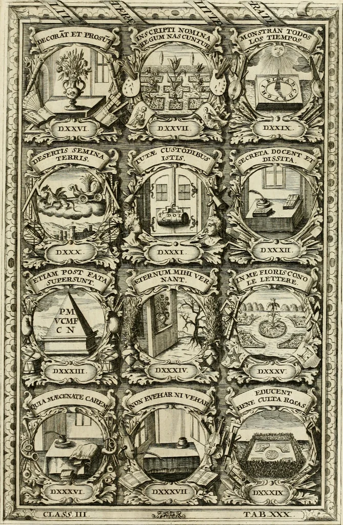 An illustration from Symbolographia, sive, De arte symbolica : sermones septem, 1702, leaf 598