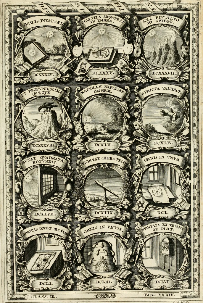 An illustration from Symbolographia, sive, De arte symbolica : sermones septem, 1702, leaf 606