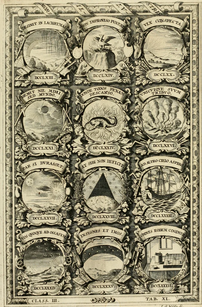 An illustration from Symbolographia, sive, De arte symbolica : sermones septem, 1702, leaf 618