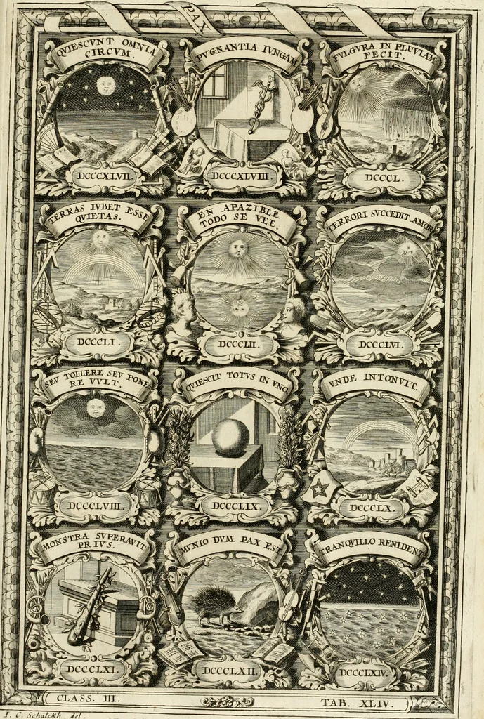 An illustration from Symbolographia, sive, De arte symbolica : sermones septem, 1702, leaf 626