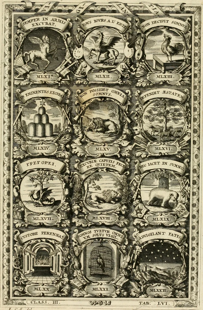 An illustration from Symbolographia, sive, De arte symbolica : sermones septem, 1702, leaf 650
