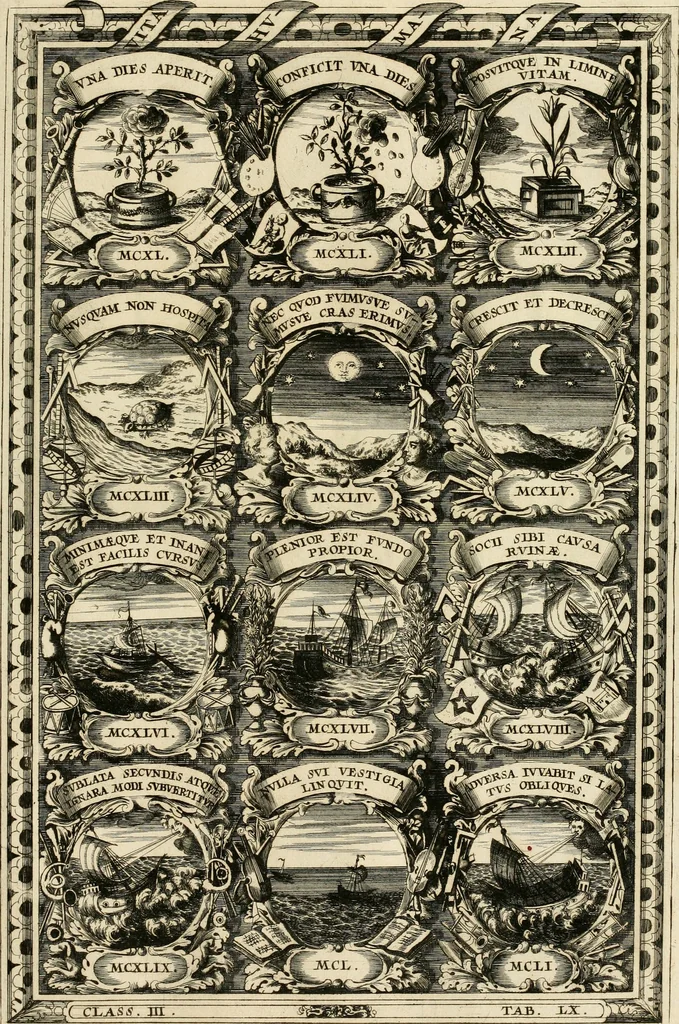 An illustration from Symbolographia, sive, De arte symbolica : sermones septem, 1702, leaf 658