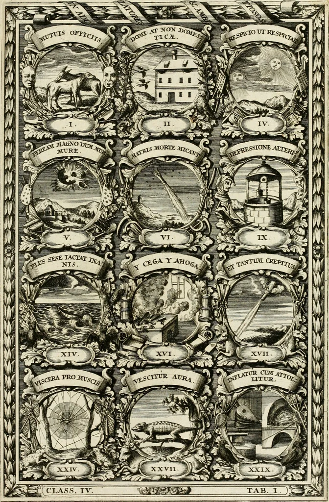An illustration from Symbolographia, sive, De arte symbolica : sermones septem, 1702, leaf 680