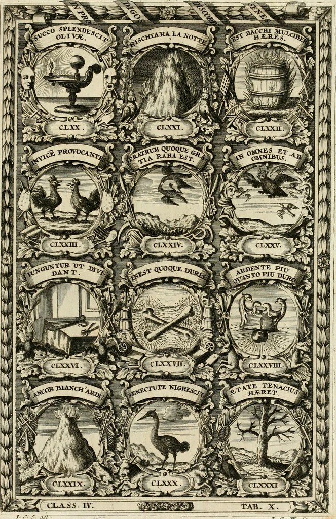 An illustration from Symbolographia, sive, De arte symbolica : sermones septem, 1702, leaf 698