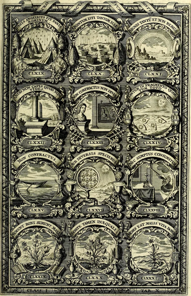 An illustration from Symbolographia, sive De arte symbolica sermones septem, 1702, leaf 200
