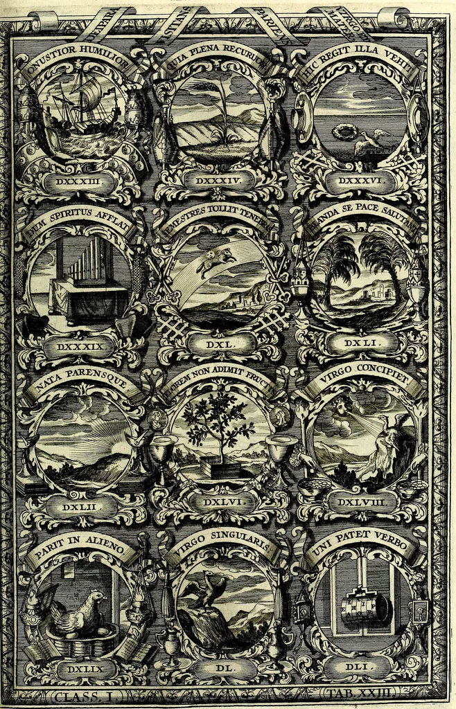 An illustration from Symbolographia, sive De arte symbolica sermones septem, 1702, leaf 226