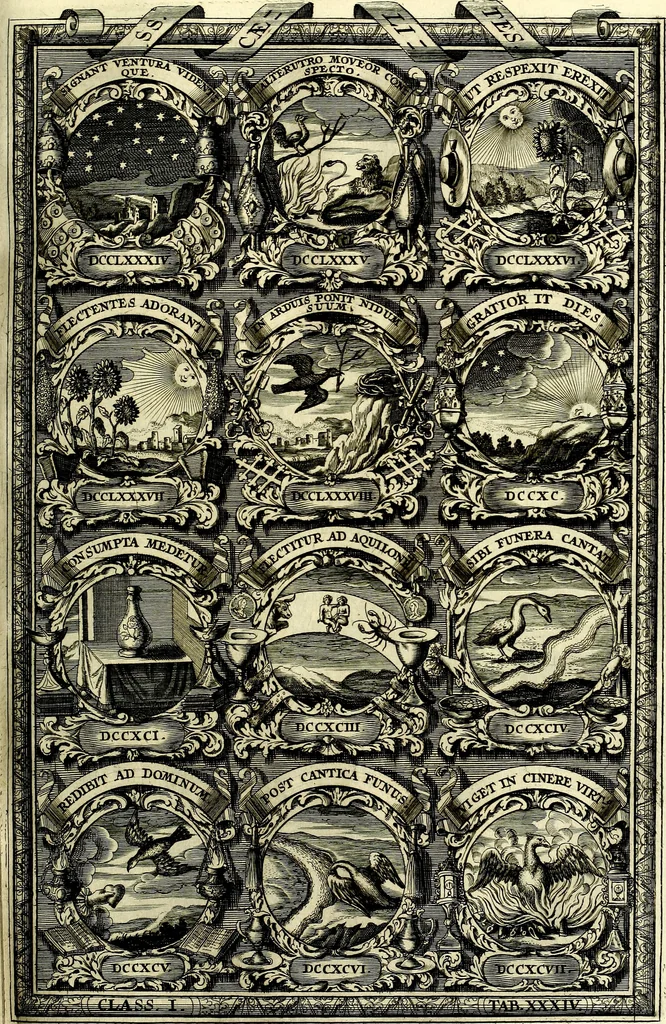 An illustration from Symbolographia, sive De arte symbolica sermones septem, 1702, leaf 248