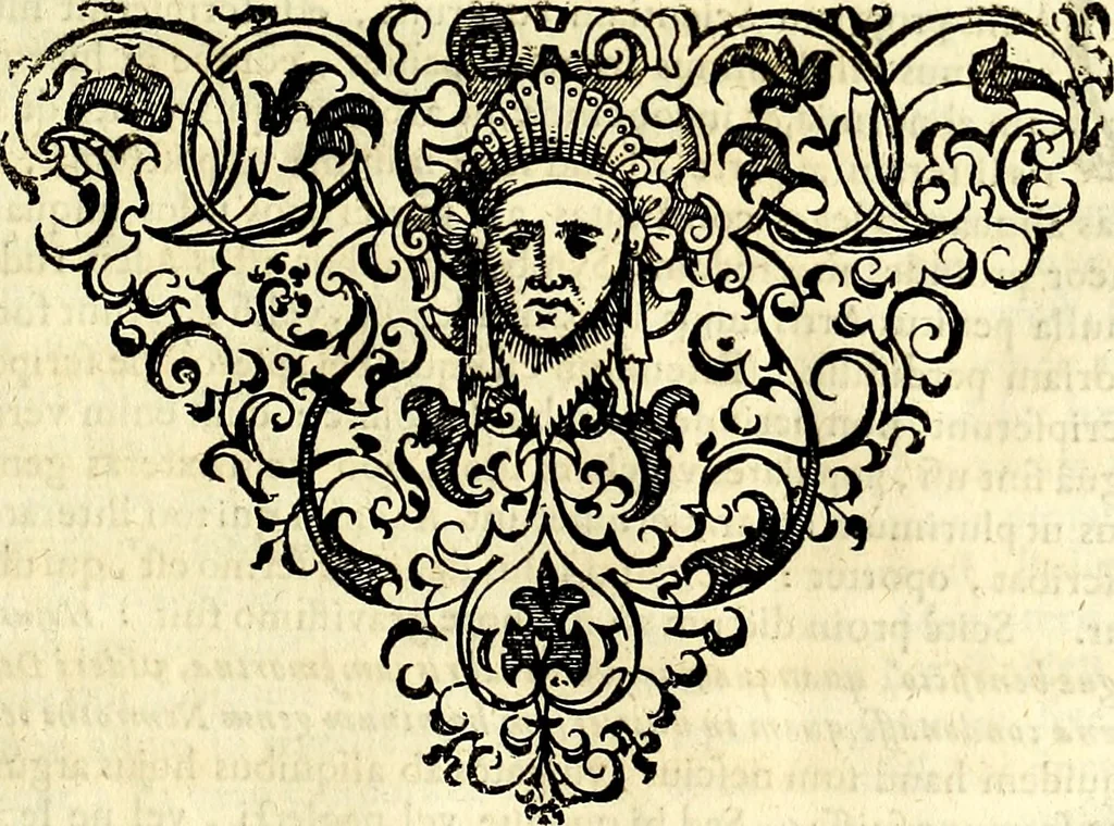 An illustration from Symbolographia, sive De arte symbolica sermones septem, 1702, leaf 34