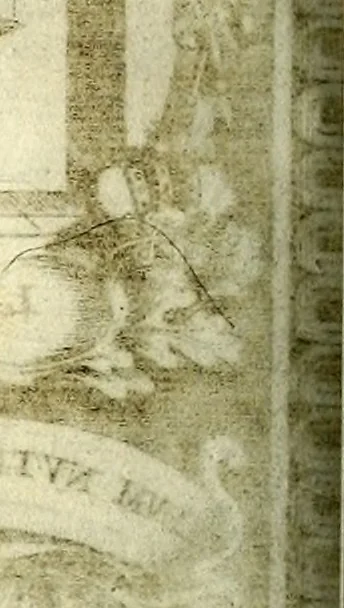 An illustration from Symbolographia, sive De arte symbolica sermones septem, 1702, leaf 345