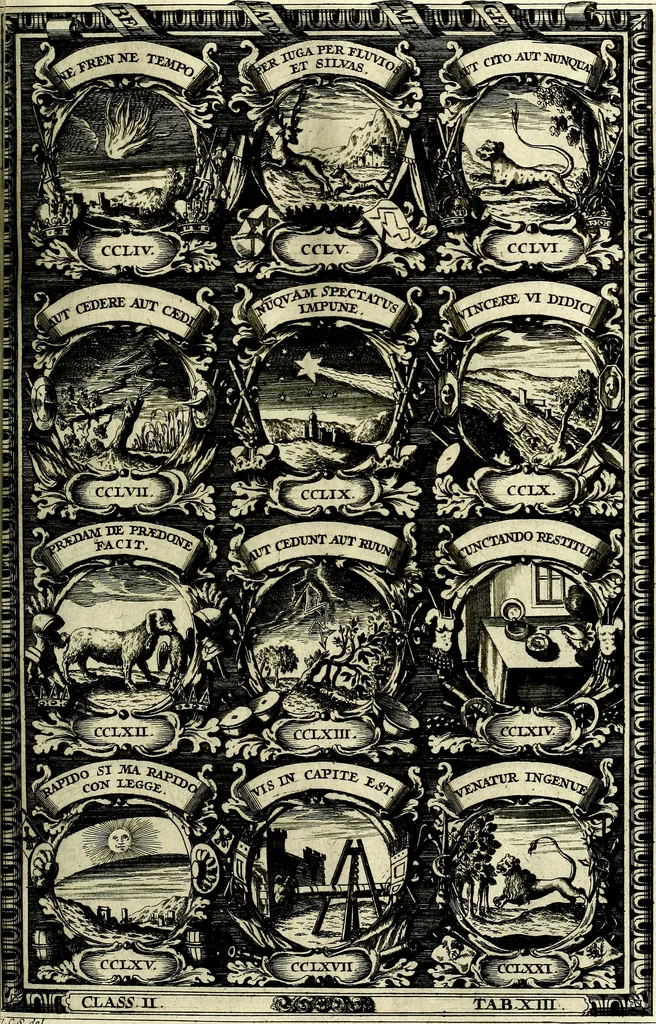An illustration from Symbolographia, sive De arte symbolica sermones septem, 1702, leaf 362