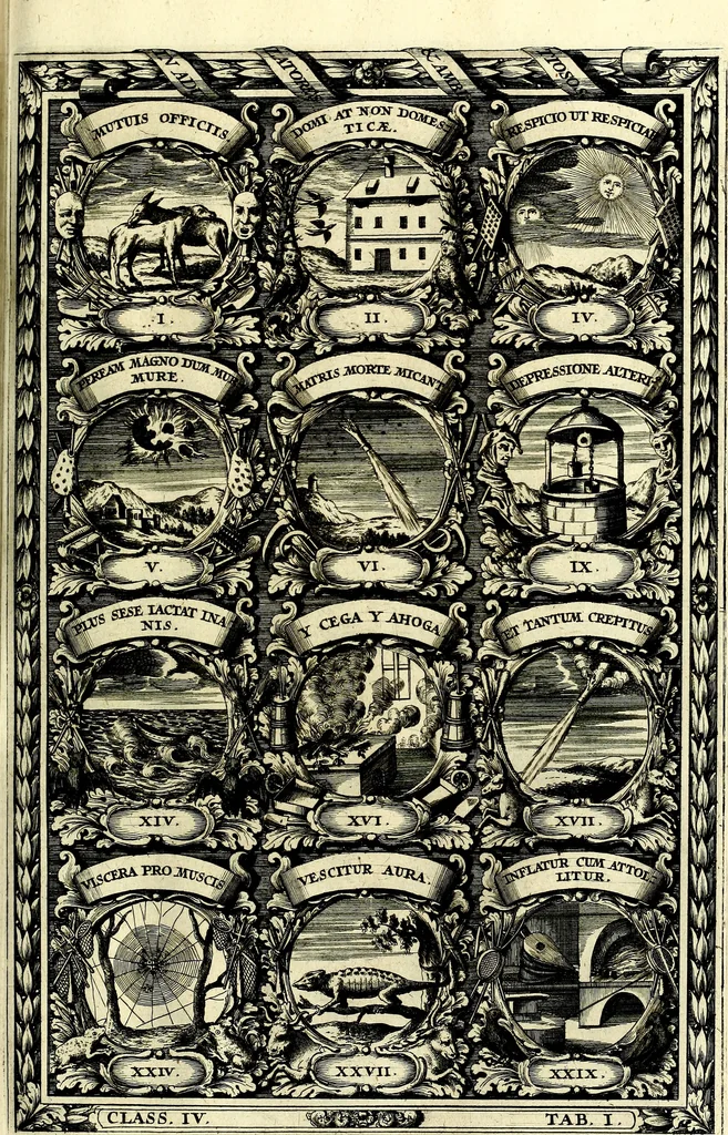 An illustration from Symbolographia, sive De arte symbolica sermones septem, 1702, leaf 680