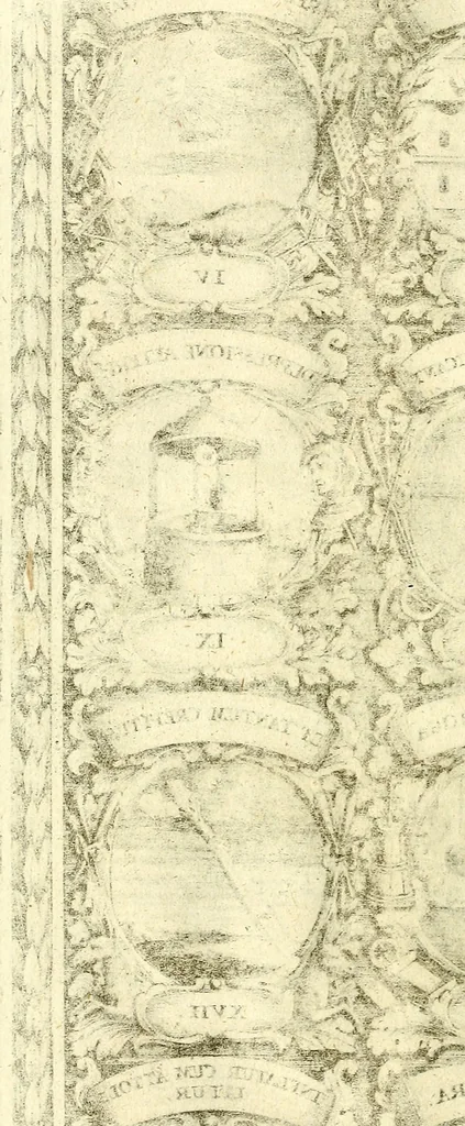 An illustration from Symbolographia, sive De arte symbolica sermones septem, 1702, leaf 681