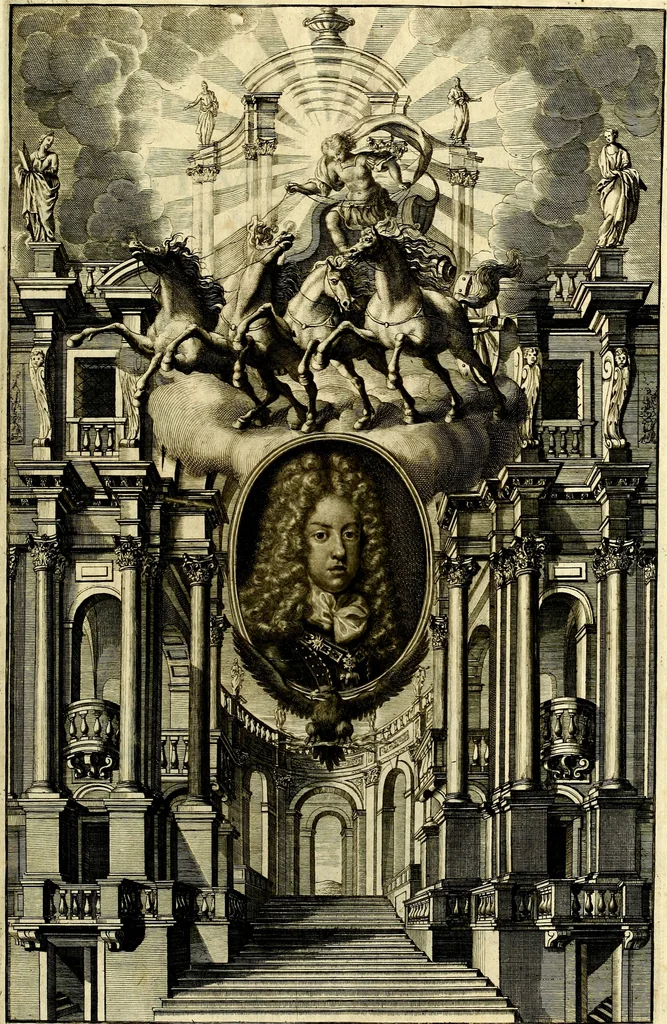 An illustration from Symbolographia, sive De arte symbolica sermones septem, 1702, leaf 8