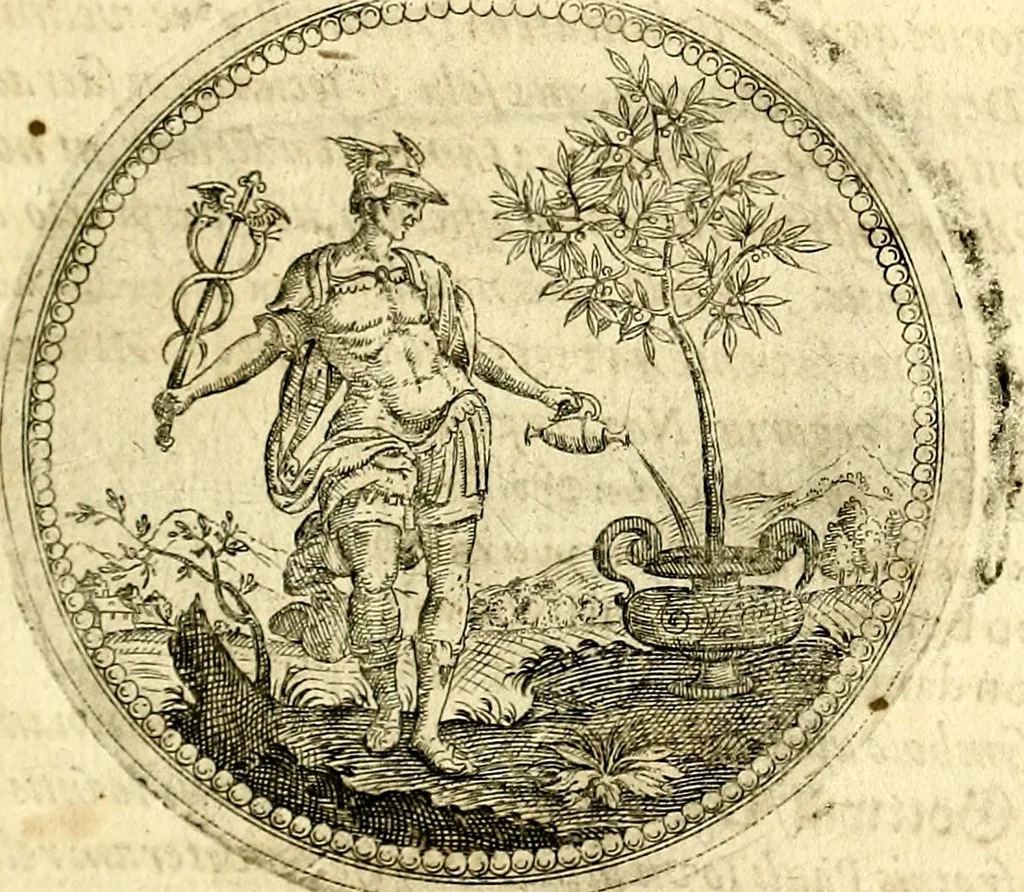 An illustration from Symbolor & emblematum ... centuria una [-quarta], 1661, leaf 10