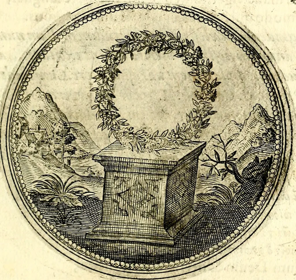 An illustration from Symbolor & emblematum ... centuria una [-quarta], 1661, leaf 102