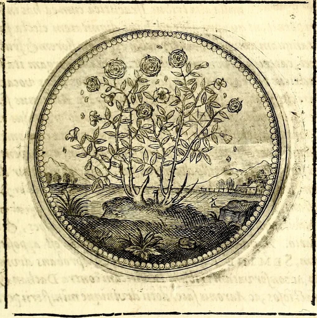 An illustration from Symbolor & emblematum ... centuria una [-quarta], 1661, leaf 104