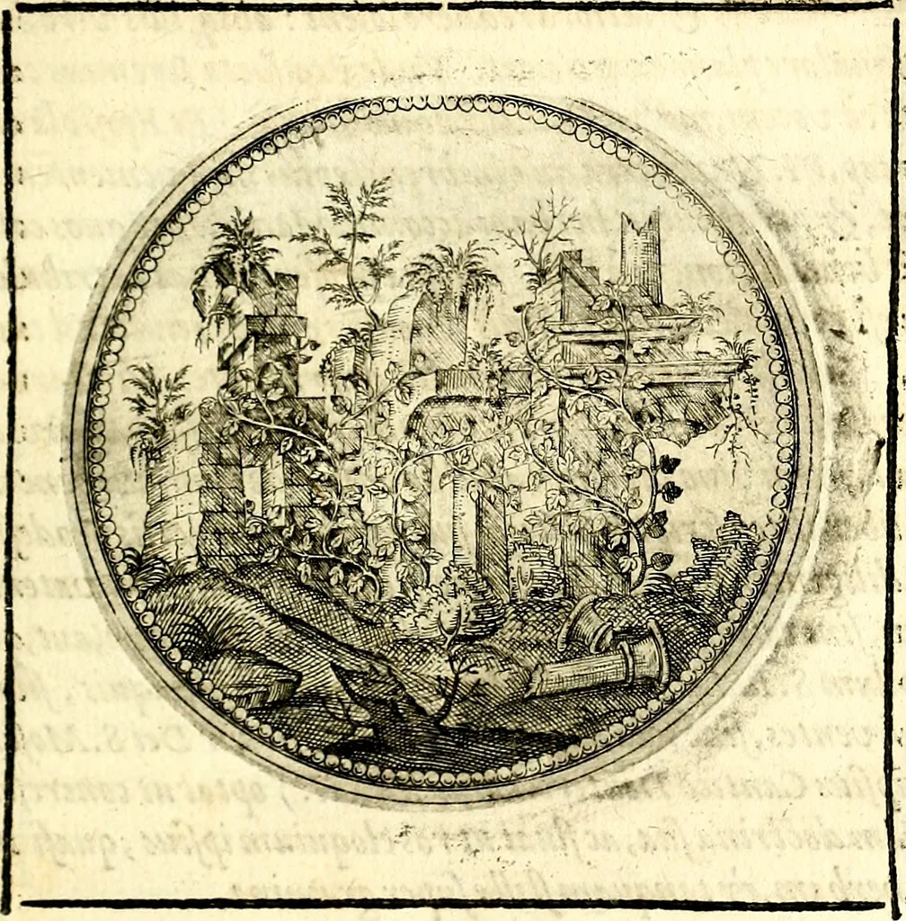 An illustration from Symbolor & emblematum ... centuria una [-quarta], 1661, leaf 110