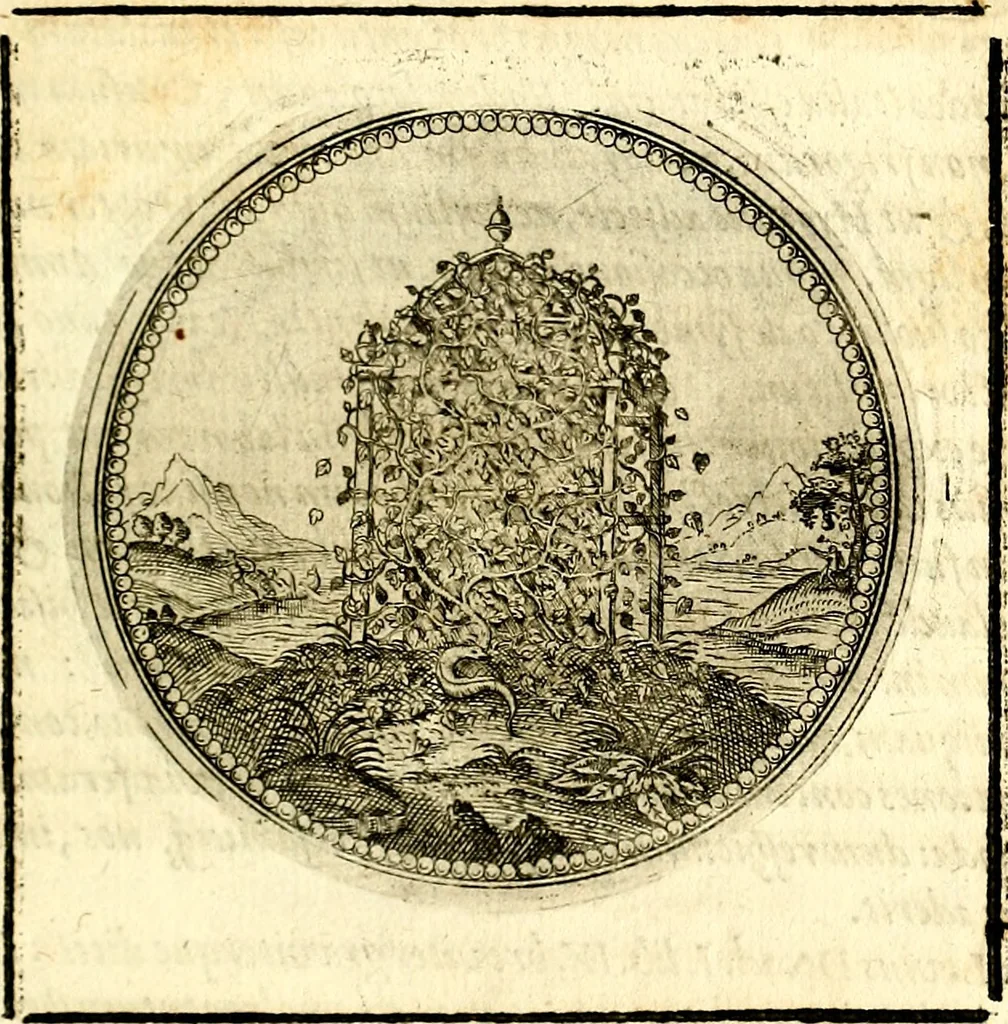 An illustration from Symbolor & emblematum ... centuria una [-quarta], 1661, leaf 132