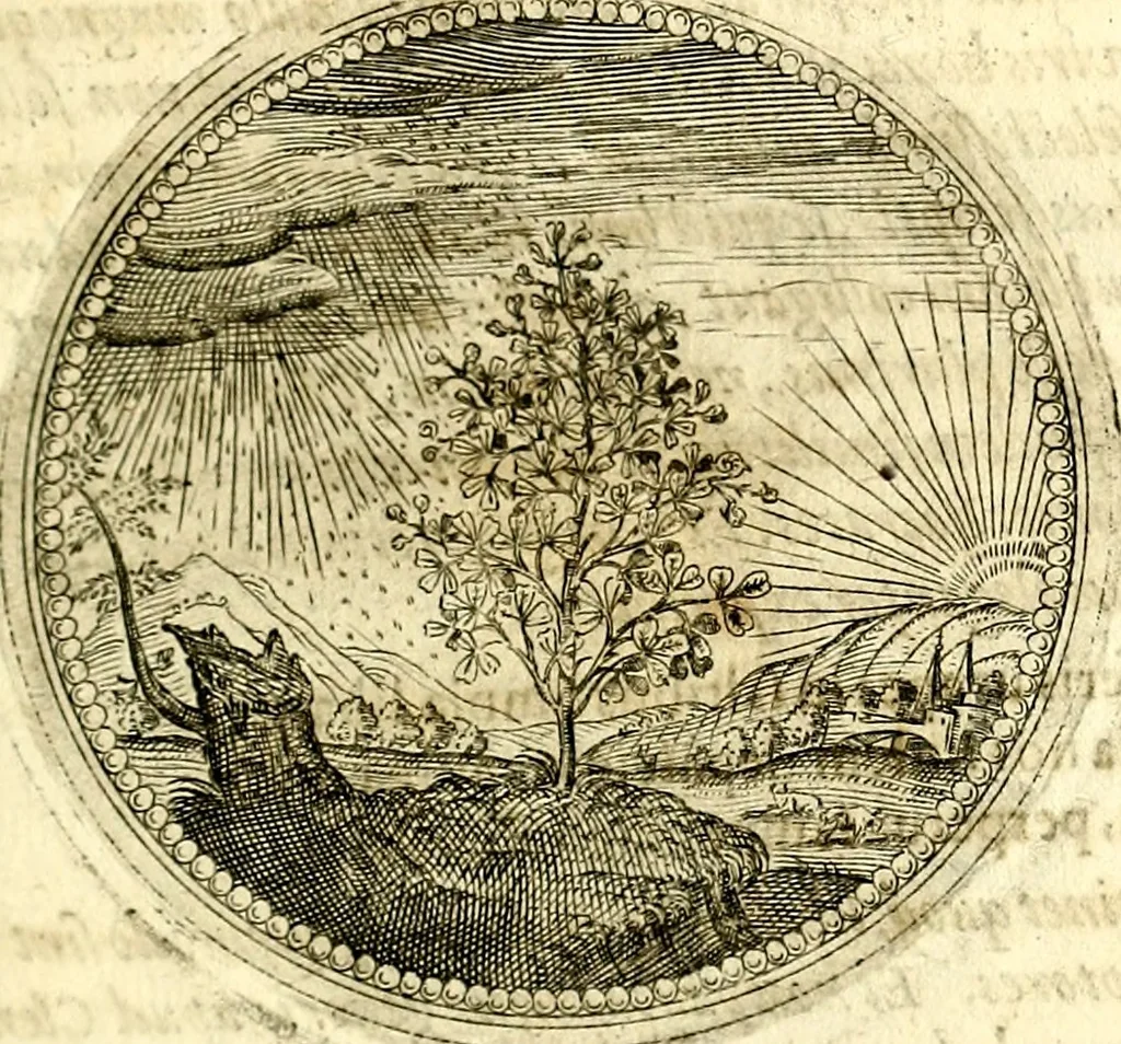 An illustration from Symbolor & emblematum ... centuria una [-quarta], 1661, leaf 134