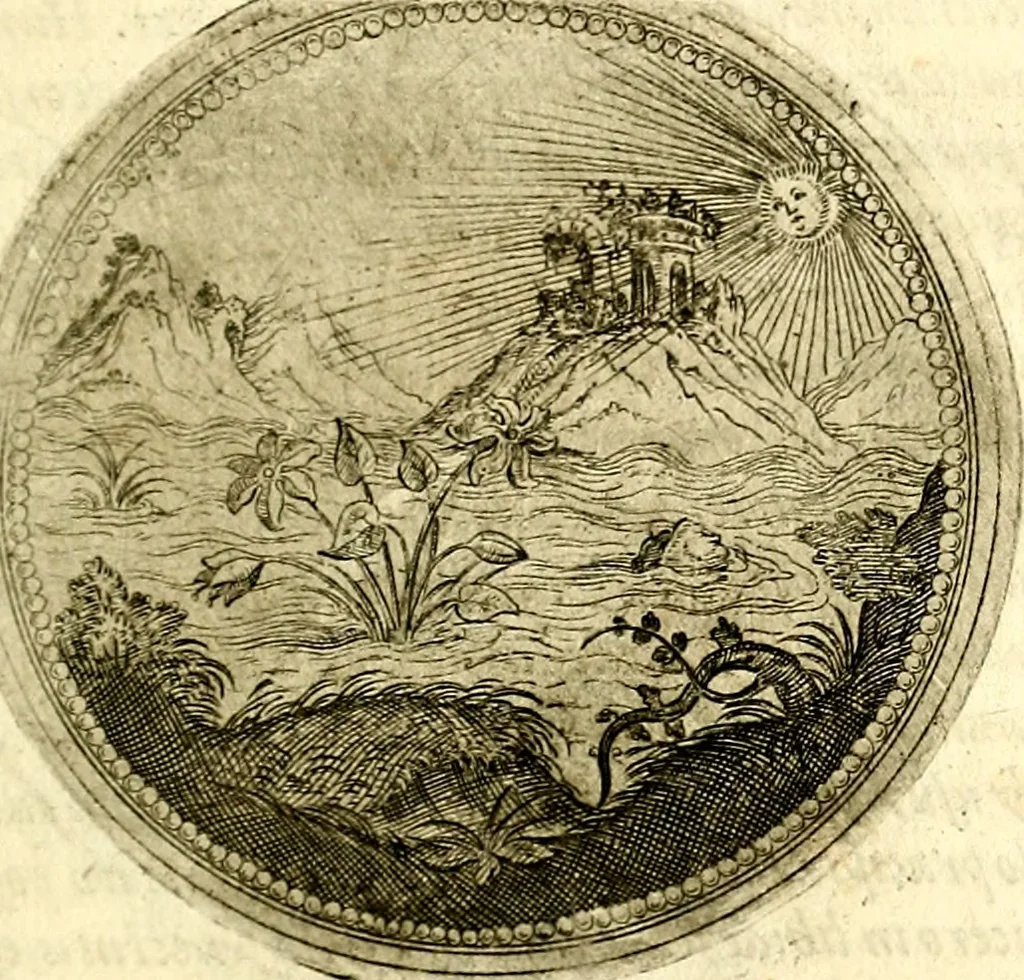 An illustration from Symbolor & emblematum ... centuria una [-quarta], 1661, leaf 142