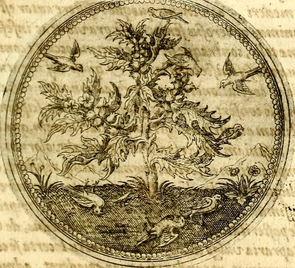 An illustration from Symbolor & emblematum ... centuria una [-quarta], 1661, leaf 172