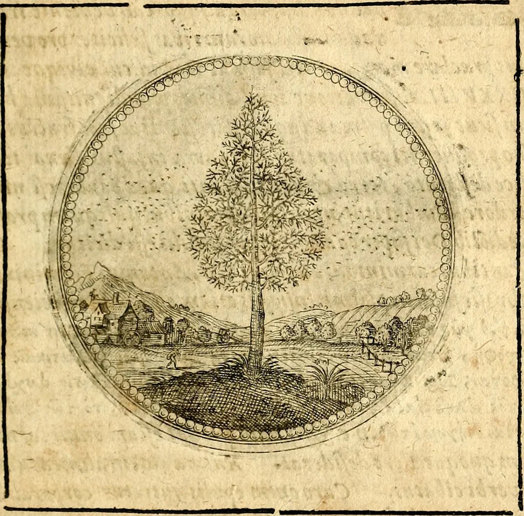 An illustration from Symbolor & emblematum ... centuria una [-quarta], 1661, leaf 18