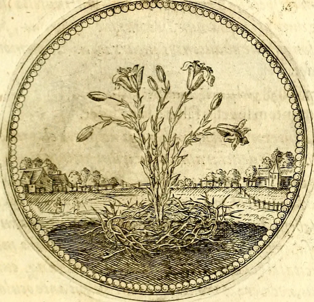 An illustration from Symbolor & emblematum ... centuria una [-quarta], 1661, leaf 180