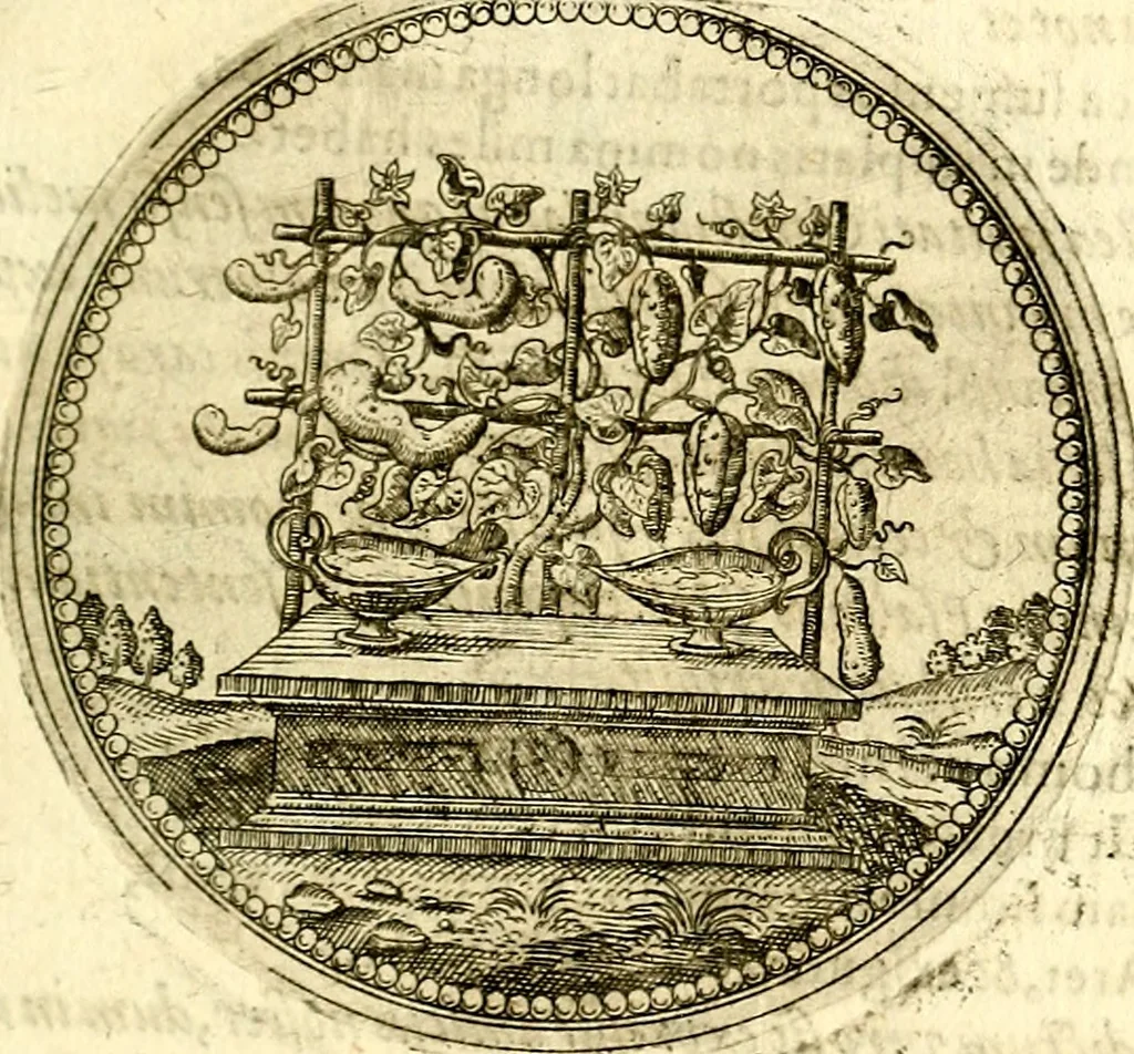 An illustration from Symbolor & emblematum ... centuria una [-quarta], 1661, leaf 196