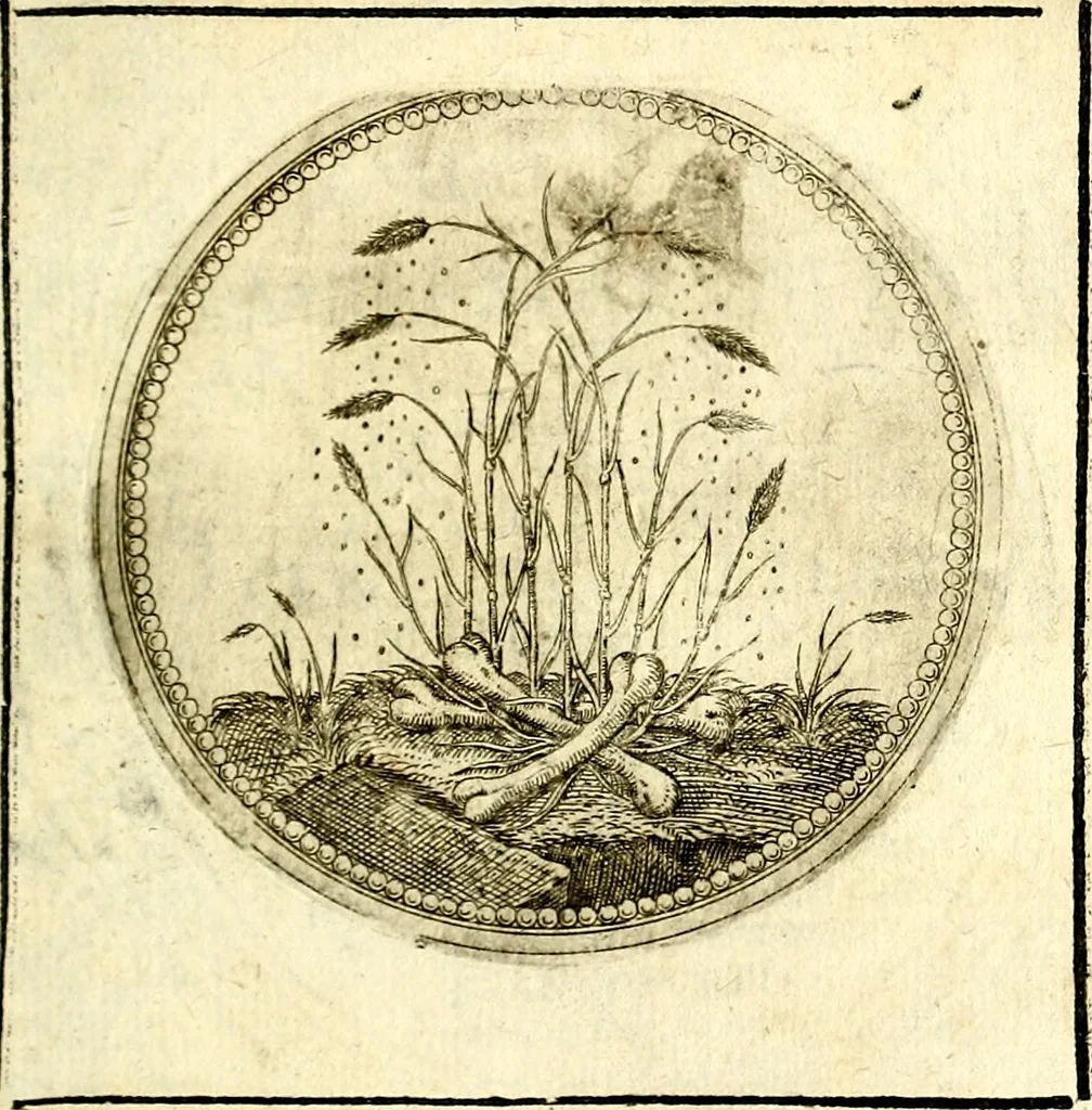 An illustration from Symbolor & emblematum ... centuria una [-quarta], 1661, leaf 202