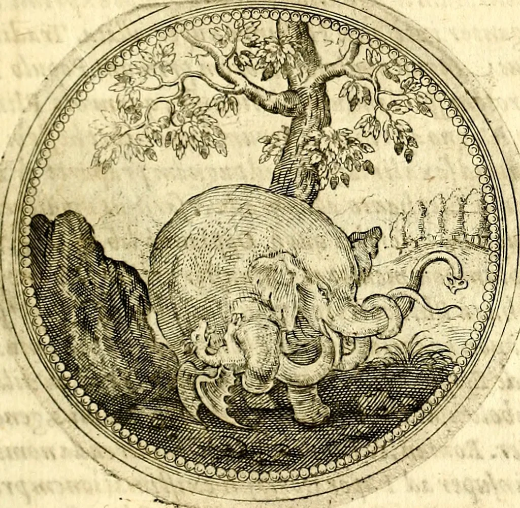 An illustration from Symbolor & emblematum ... centuria una [-quarta], 1661, leaf 212