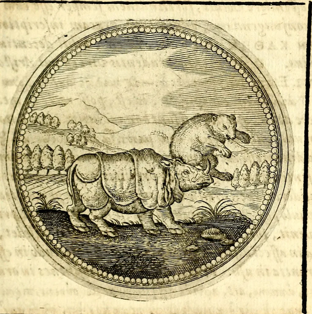 An illustration from Symbolor & emblematum ... centuria una [-quarta], 1661, leaf 216
