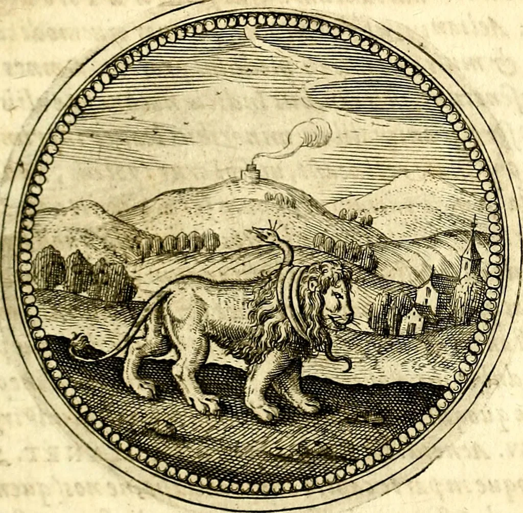 An illustration from Symbolor & emblematum ... centuria una [-quarta], 1661, leaf 218