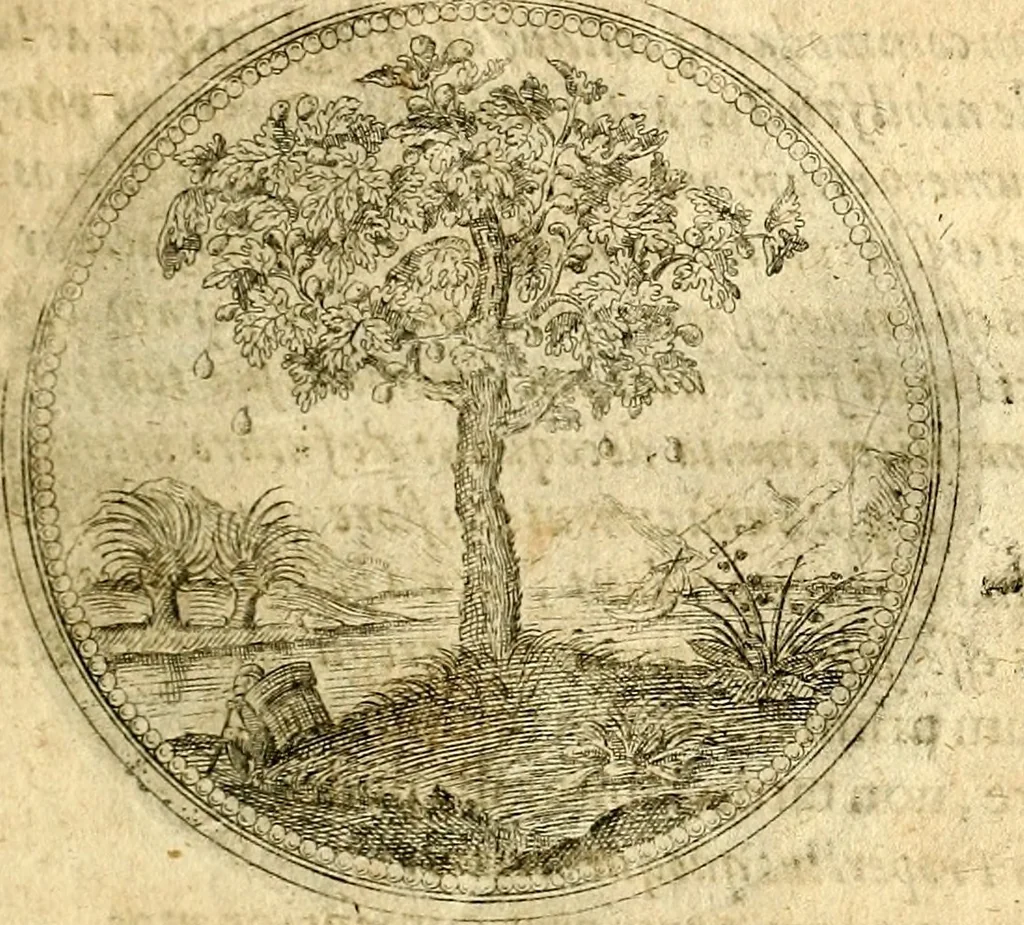 An illustration from Symbolor & emblematum ... centuria una [-quarta], 1661, leaf 22