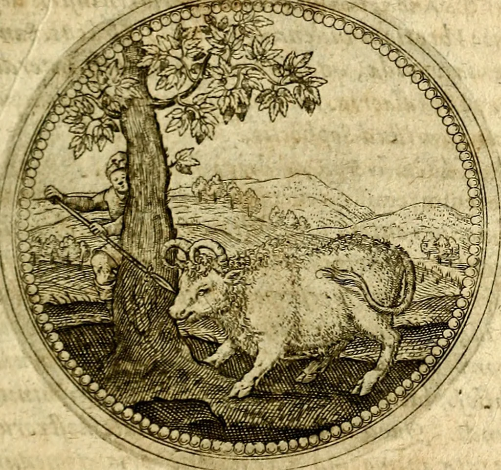 An illustration from Symbolor & emblematum ... centuria una [-quarta], 1661, leaf 244