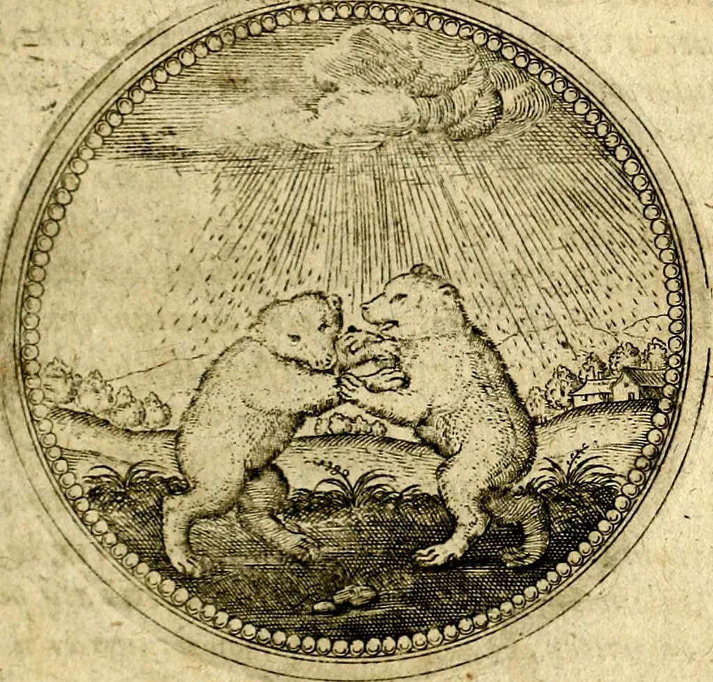 An illustration from Symbolor & emblematum ... centuria una [-quarta], 1661, leaf 250