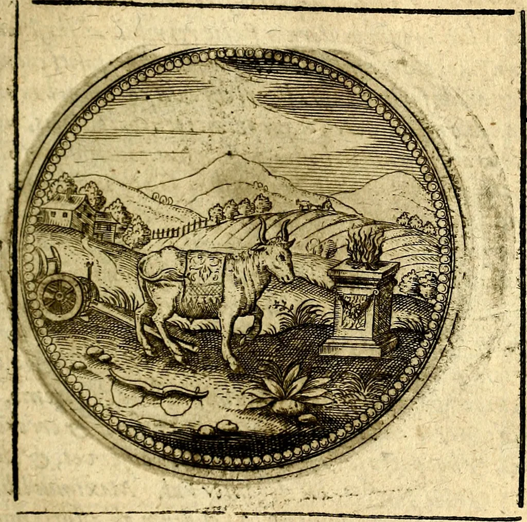 An illustration from Symbolor & emblematum ... centuria una [-quarta], 1661, leaf 254