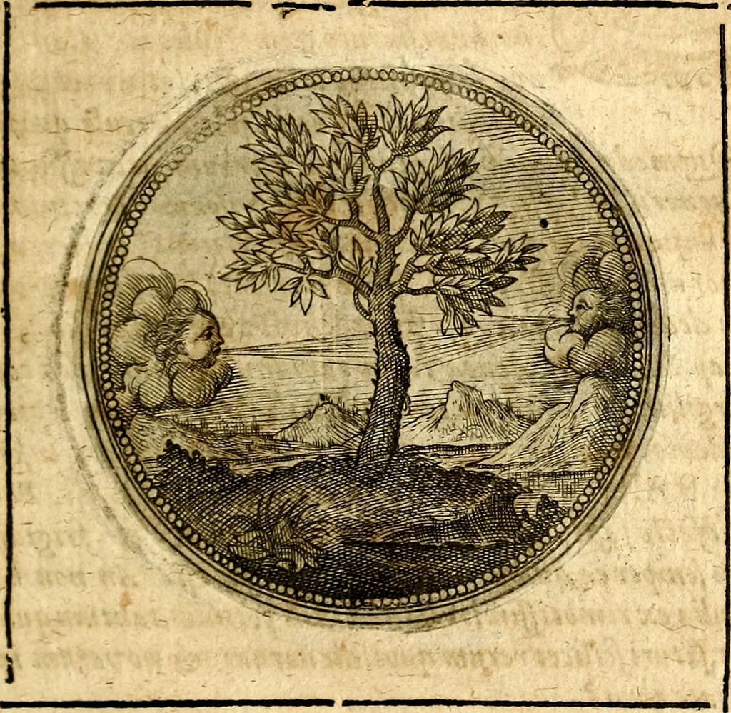 An illustration from Symbolor & emblematum ... centuria una [-quarta], 1661, leaf 26