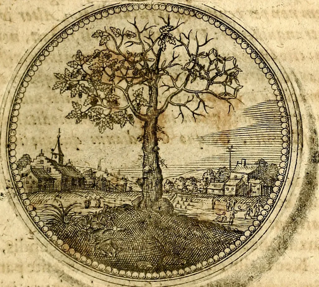 An illustration from Symbolor & emblematum ... centuria una [-quarta], 1661, leaf 28