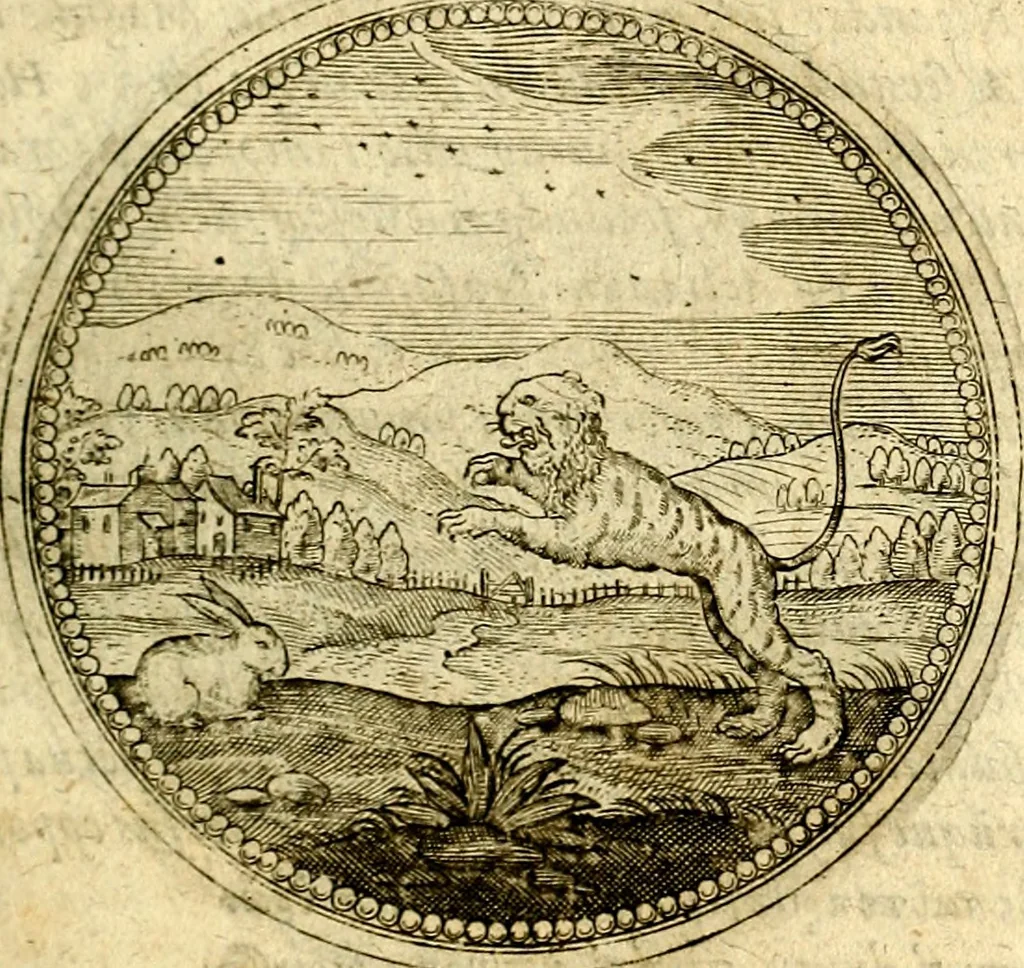 An illustration from Symbolor & emblematum ... centuria una [-quarta], 1661, leaf 284