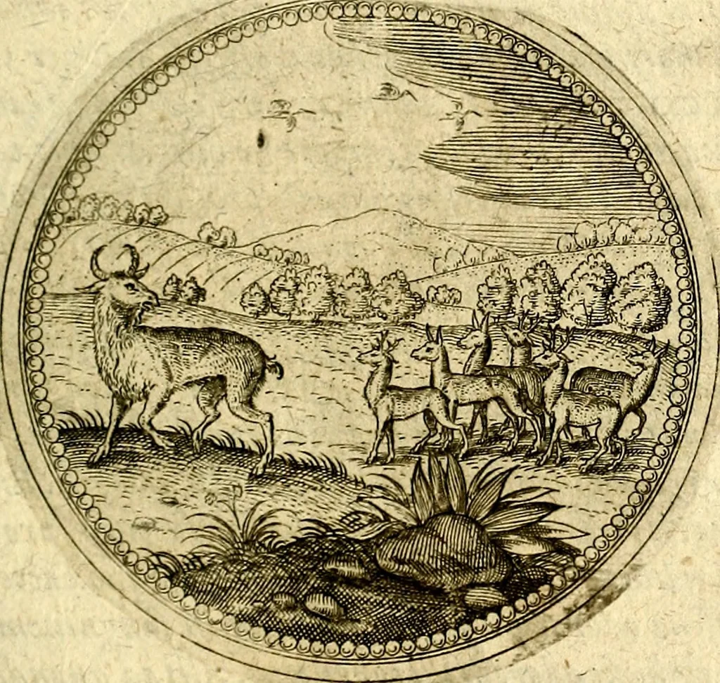 An illustration from Symbolor & emblematum ... centuria una [-quarta], 1661, leaf 294