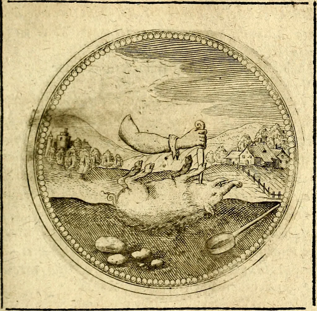An illustration from Symbolor & emblematum ... centuria una [-quarta], 1661, leaf 304