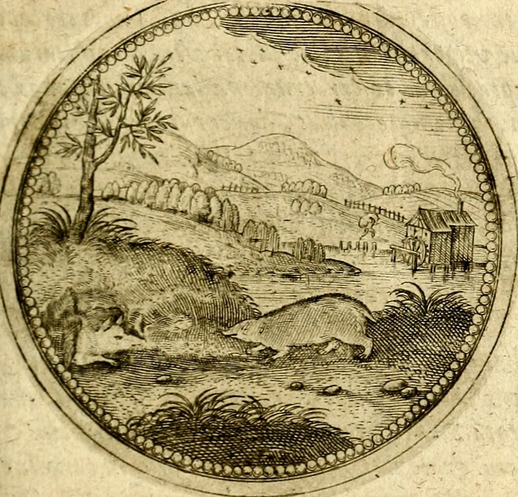 An illustration from Symbolor & emblematum ... centuria una [-quarta], 1661, leaf 320