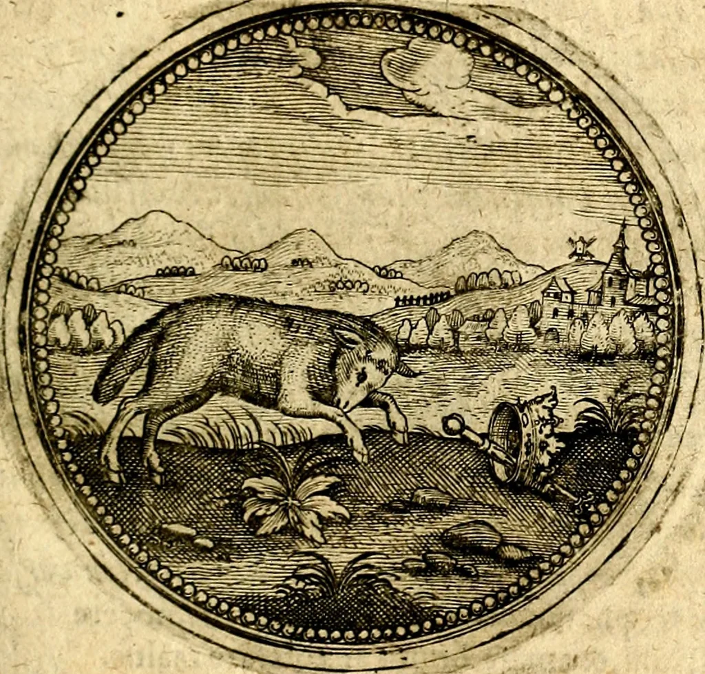 An illustration from Symbolor & emblematum ... centuria una [-quarta], 1661, leaf 346