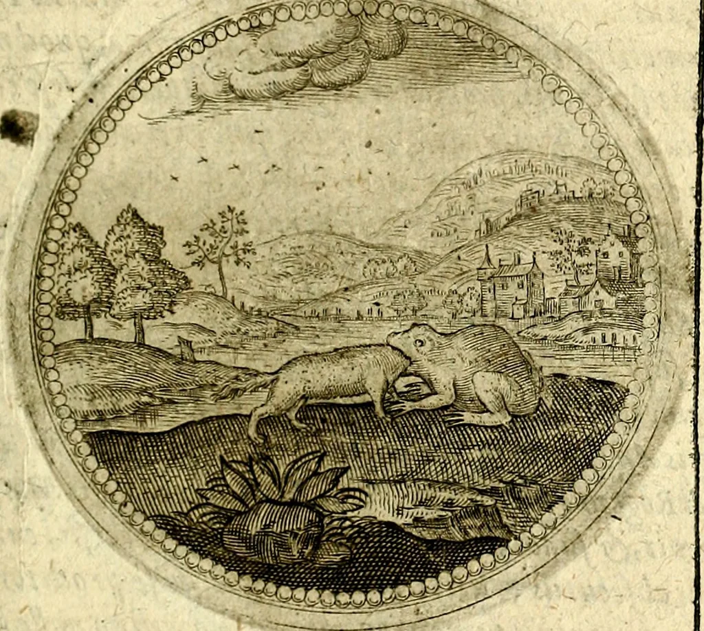 An illustration from Symbolor & emblematum ... centuria una [-quarta], 1661, leaf 366